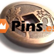 Moneda acabado oro antiguo.