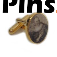 Gemelos personalizados cofradía con imagen impresa